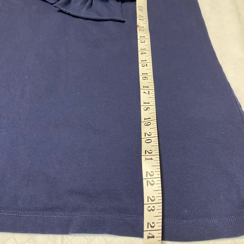 Express Blue Ruffled Tank Top - Picture 3 of 7